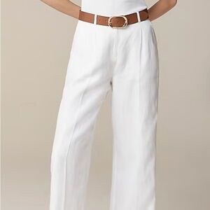J. Crew White Wide Leg Pants & Jumpsuits
